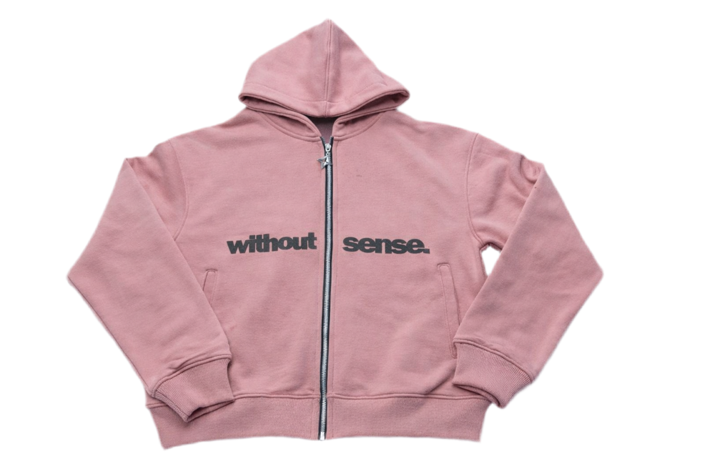 REMAKE 🔁 (Double) ZIP PINK HOODIE