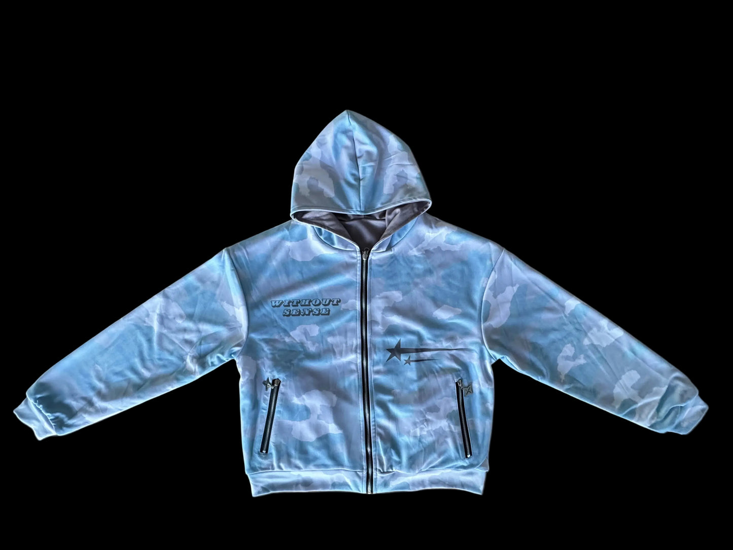 REVERSIBLE Artic Camo & Washed HOODIE